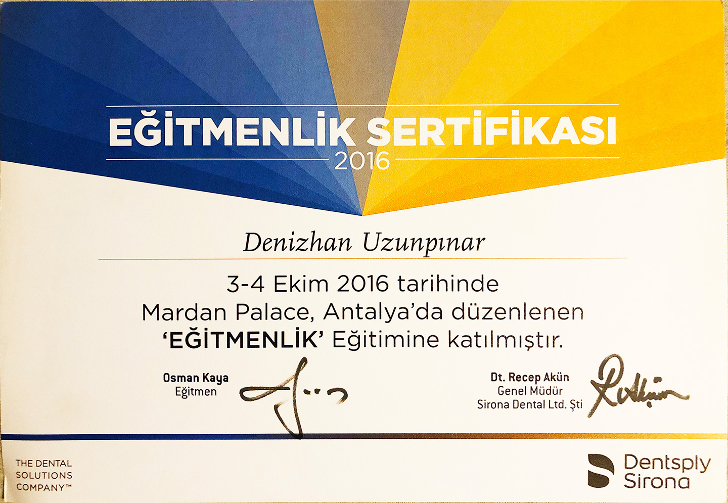Denizhan Uzunpınar ödülleri